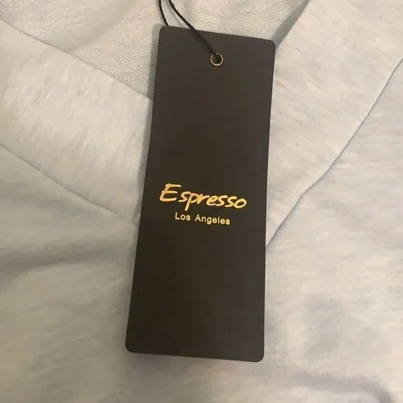 Cute Light Blue Knit Dress NWT - Picture 4 of 6